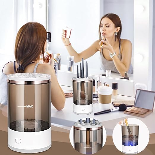 Automatic Makeup Brush Cleaner & Dryer Machine ✨