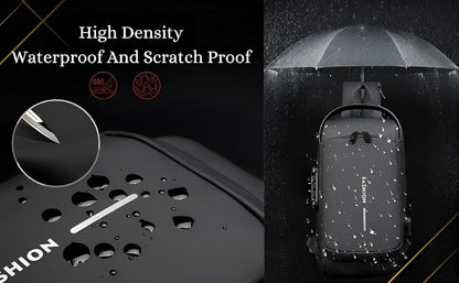 Anti-Theft Cross Body Bag With USB Charging