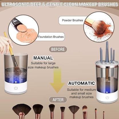 Automatic Makeup Brush Cleaner & Dryer Machine ✨