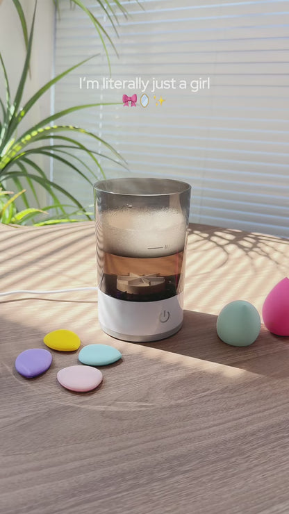 Automatic Makeup Brush Cleaner & Dryer Machine ✨